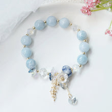 Load image into Gallery viewer, Blue Jade Fountain Of Youth Bracelet