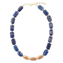 Load image into Gallery viewer, Blue Lapis Nugget Necklace