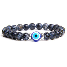Load image into Gallery viewer, Blue Weathered Agate Peace &amp; Calm Bracelet