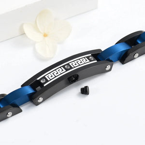 Black Chain Link Cremation Urn Bracelet
