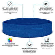 Load image into Gallery viewer, Premium Terry Cloth Cotton Sweatbands