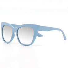 Load image into Gallery viewer, Venice Cateye - Blue - Silver - Prescription