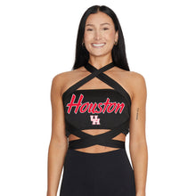 Load image into Gallery viewer, University of Houston Black Multi Way Bandeau Top