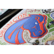 Load image into Gallery viewer, Boise State University Collegiate Embroidered Pillow by CatStudio