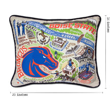 Load image into Gallery viewer, Boise State University Collegiate Embroidered Pillow by CatStudio