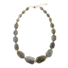 Load image into Gallery viewer, Bold Labradorite Statement Necklace