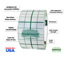 Load image into Gallery viewer, 2&quot; BookGuard™ Vinyl Book Binding Repair Tape with Liner: 10 yds