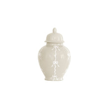 Load image into Gallery viewer, Bow Stripe Ginger Jars in Beige