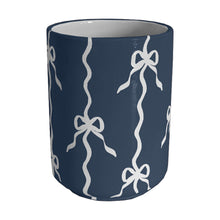 Load image into Gallery viewer, Bow Stripe Large Vase/ Utensil Holder