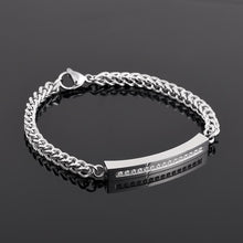 Load image into Gallery viewer, Classic Cremation Urn Bracelet With Gemstones