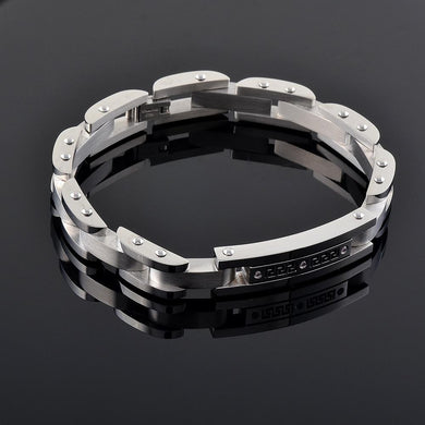 Silver Chain & Link Cremation Urn Bracelet