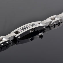 Load image into Gallery viewer, Silver Chain &amp; Link Cremation Urn Bracelet