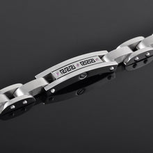 Load image into Gallery viewer, Silver Chain &amp; Link Cremation Urn Bracelet