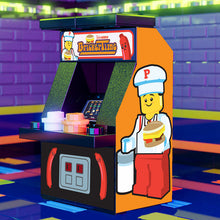 Load image into Gallery viewer, Bricker Time Arcade Machine made using LEGO parts