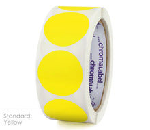 Load image into Gallery viewer, 1-1/2&quot; Permanent Round Color-Code Dot Inventory Labels: 500/Roll