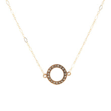 Load image into Gallery viewer, Bronze Marcasite Necklace