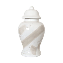 Load image into Gallery viewer, Beige Brushstroke Ginger Jars