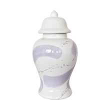 Load image into Gallery viewer, Light Lavender Brushstroke Ginger Jar