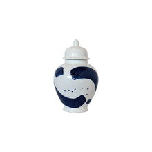 Load image into Gallery viewer, Navy Blue Brushstroke Ginger Jars