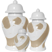 Load image into Gallery viewer, Sand Brushstroke Ginger Jars