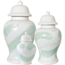 Load image into Gallery viewer, Sea Glass Brushstroke Ginger Jars