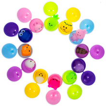Load image into Gallery viewer, 12 Multicolored Easter Plastic Eggs with Squishy Surprises Inside