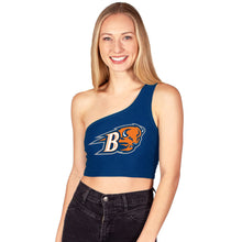 Load image into Gallery viewer, Bucknell Navy One Shoulder Top