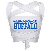 Load image into Gallery viewer, Buffalo Bulls White Multi Way Bandeau Top