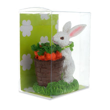 Load image into Gallery viewer, Bunny with Easter Basket Full of Carrots 3 Inches