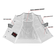 Load image into Gallery viewer, Leather Fang Lowcut Men's Leather Vest