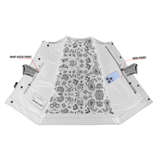 Load image into Gallery viewer, Blaze Lowcut Chrome Phantom Men's Leather Vest