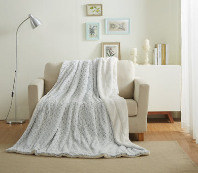 Tache Faux Fur Snowy Owl Super Soft Throw Blanket (#17)