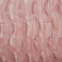 Load image into Gallery viewer, Tache Faux Fur Dusty Rose Gold Pink Throw Blanket (#7)