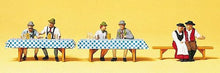 Load image into Gallery viewer, Preiser 10449 HO Scale Oktoberfest Goers #2 Seated At Tables -- pkg(6)