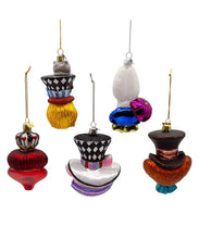 Load image into Gallery viewer, 4.5-5" Noble Gems Alice Glass Character Ornament 5P