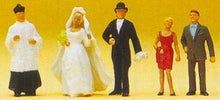 Load image into Gallery viewer, Preiser 14058 HO Scale Wedding Participants -- Catholic