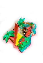 Load image into Gallery viewer, Mid Century Palm Springs House Brooch by Rosie Rose Parker