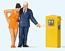 Load image into Gallery viewer, Preiser 28194 HO Scale At the Mailbox -- pkg(2)