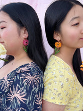 Load image into Gallery viewer, Poppy Bloom Earrings