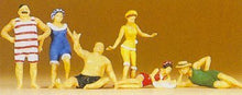 Load image into Gallery viewer, Preiser 12135 HO Scale 1900s Figures -- People Bathing
