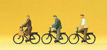 Load image into Gallery viewer, Preiser 10333 HO Scale Sports &amp; Recreation -- Cyclists pkg(3)
