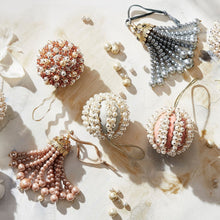 Load image into Gallery viewer, Hanging pearl tassel, grey