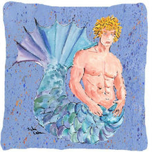 Load image into Gallery viewer, Merman Decorative   Canvas Fabric Pillow