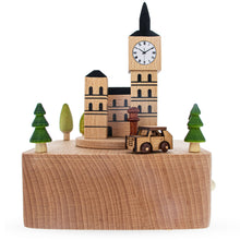 Load image into Gallery viewer, Big Ben, London Musical Figurine with Moving Magnetic Car