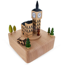 Load image into Gallery viewer, Big Ben, London Musical Figurine with Moving Magnetic Car