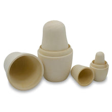 Load image into Gallery viewer, Set of 4 Unfinished Wooden Nesting Dolls DIY Craft Blanks for Painting 4 Inches
