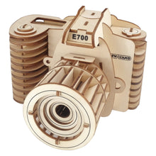 Load image into Gallery viewer, Camera Model Kit - Wooden Laser-Cut 3D Puzzle (57 Pcs)