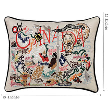 Load image into Gallery viewer, Canada Hand-Embroidered Pillow
