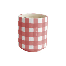 Load image into Gallery viewer, Gingham Vase