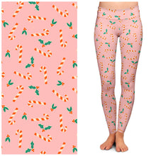 Load image into Gallery viewer, "Holiday Twist" Buttery Soft Leggings by Lipstick &amp; Chrome